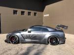 Nissan GT-R in Grey by Liberty Walk and RACE! 2017 года